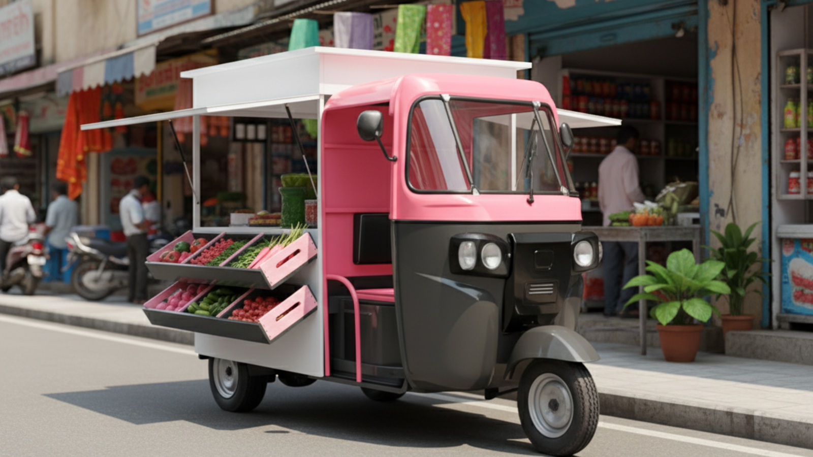 HiCargo EV - Fruits & Vegetables Cart